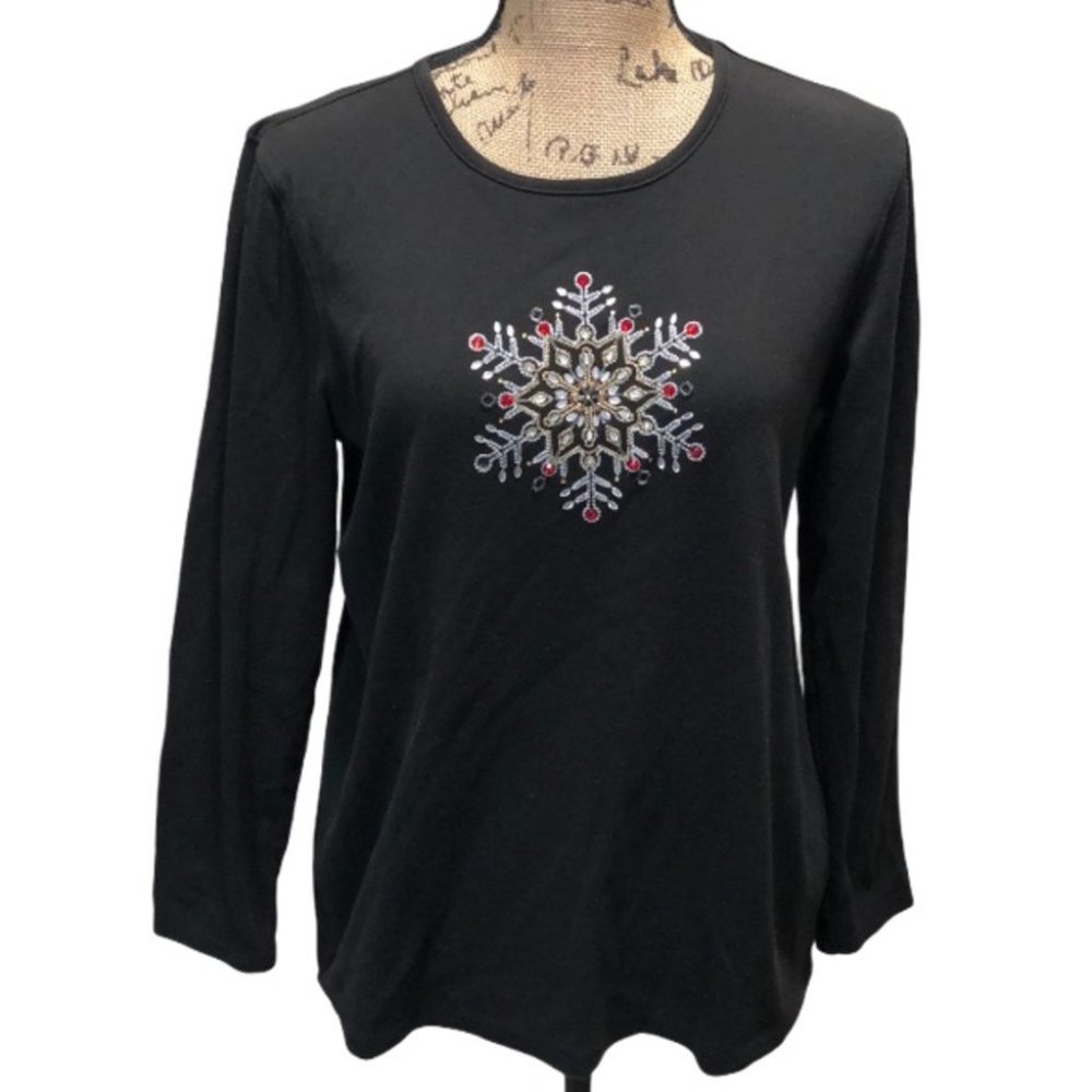 {Mercer Street Studio} Decorative Holiday Top